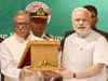 Prime Minister Narendra Modi hands over Bangladesh Liberation War Honour to Vajpayee