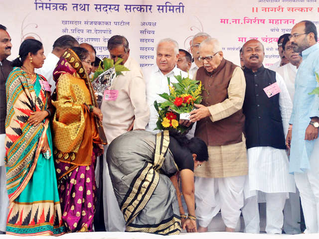 Ram Naik's visit to his native village