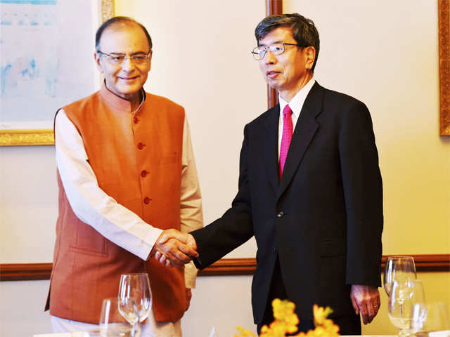 Arun Jaitley with ADB President