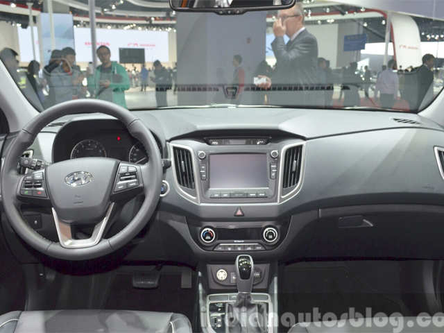 Interior of the Hyundai Creta