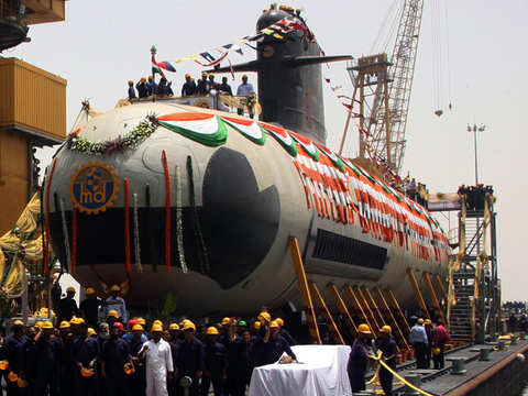 First Scorpene was undocked on April 6