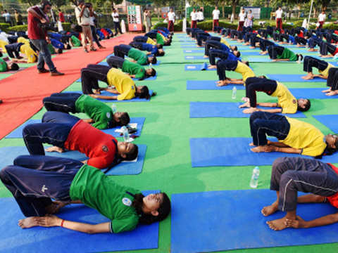 Aerial yoga - How people are gearing up for International Yoga Day