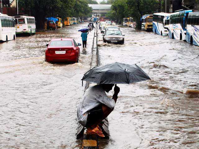 Water logged road