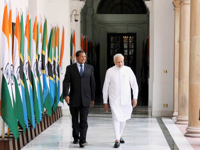 Tanzania President at Hyderabad House