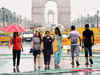 Rains lash Rajpath after International Yoga Day celebrations