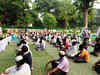 Yoga Day event draws large number of Muslims at Rajpath
