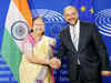 Sumitra Mahajan meets EU Parliament president Martin Schulz