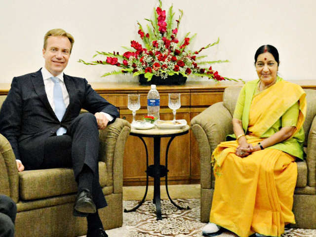 Sushma Swaraj in Kathmandu