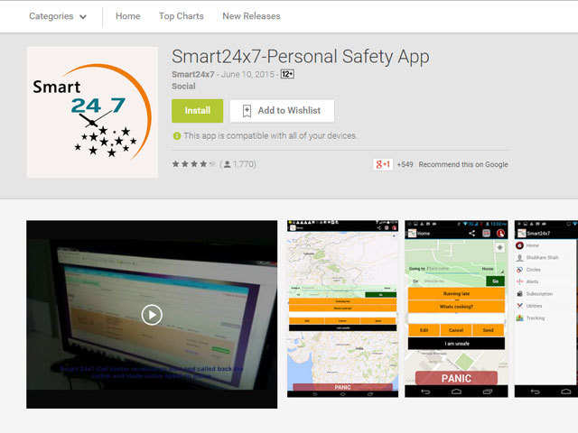 Smart 24x7 Personal Safety