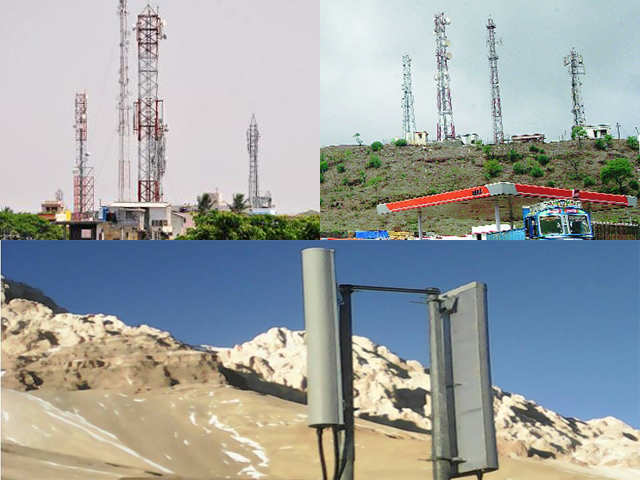 Mobile tower in Ladakh