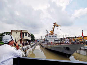 Three follow-on Water Jet Fast Attack Craft launched