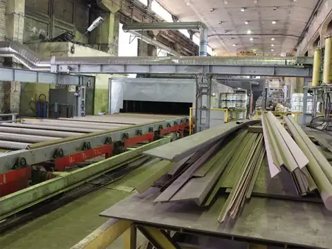 Strips of metal