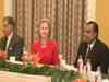 Hillary meets Indian business leaders in Mumbai