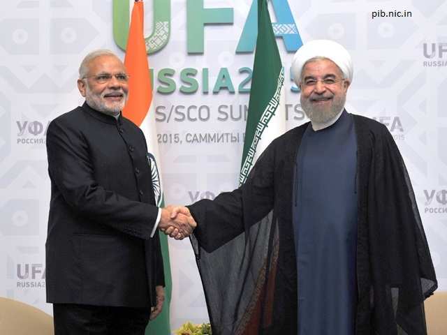 PM Narendra Modi meets Iran President Hasan Rouhani