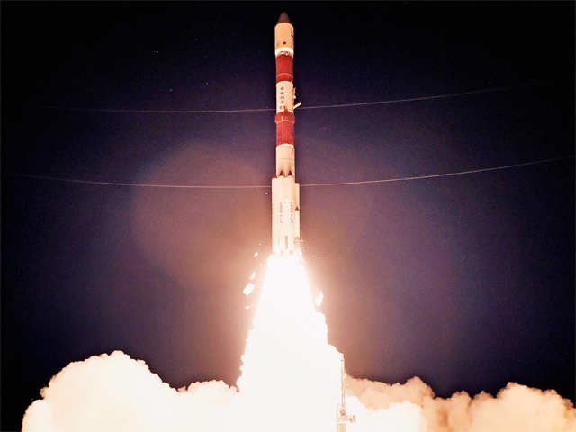 ISRO's PSLV C 28 lifting off