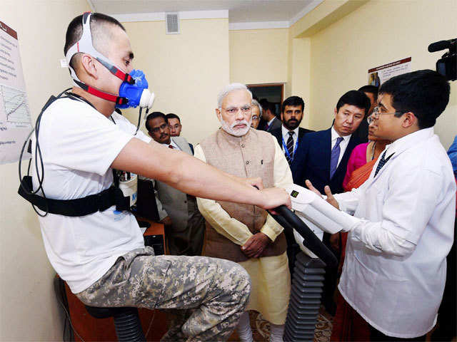 PM Modi visits Kyrgyz-India research centre