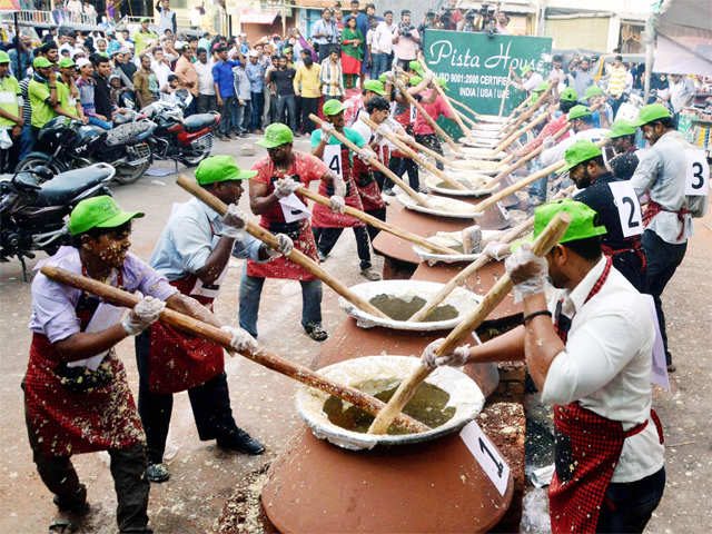 Haleem making competition