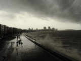 Arabian Sea front as high tides lash Mumbai shores