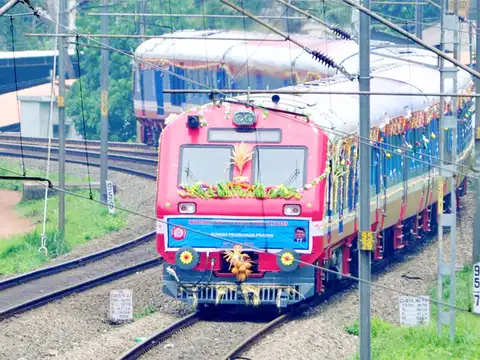 India's first air-conditioned DEMU train