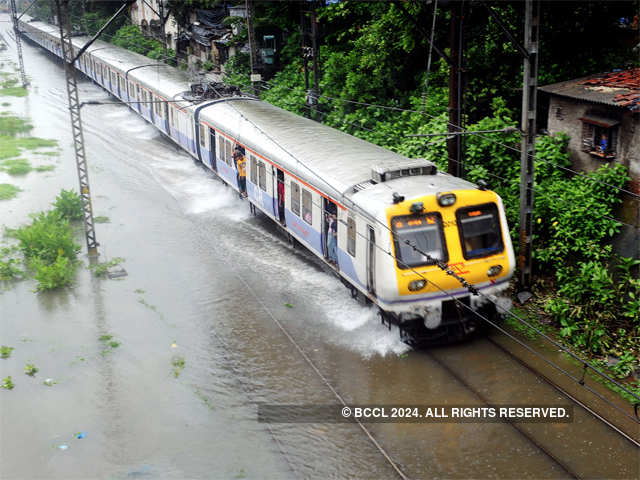 Heavy rainfall forces train delays