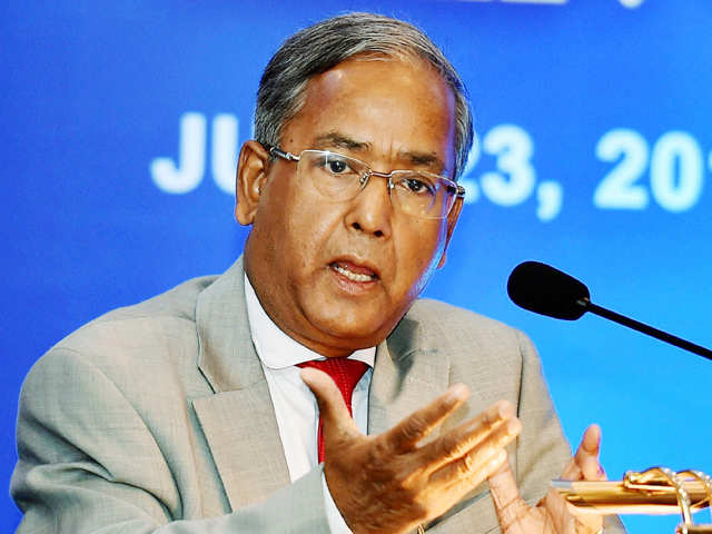 SEBI, Chairman, U K Sinha speaks during a special session