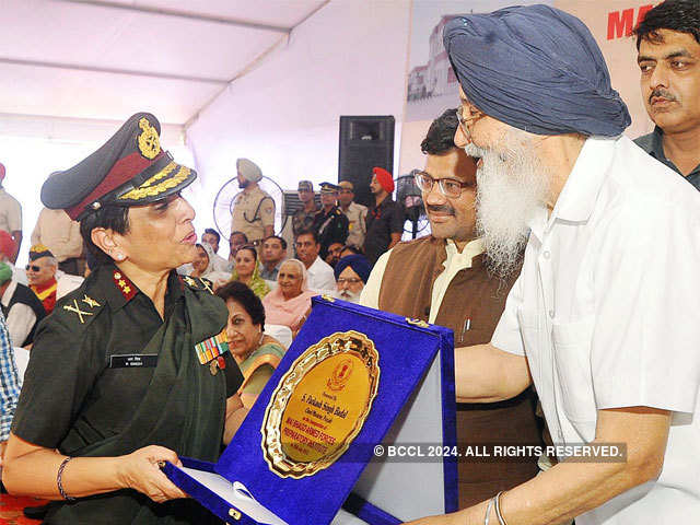 Major general Rakhi Singh honour by Punjab CM