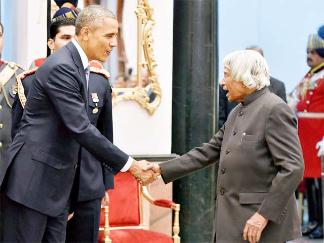APJ Abdul Kalam with US President