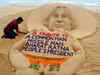 Noted artist Sudarsan Pattnaik pays sand art tribute to Abdul Kalam