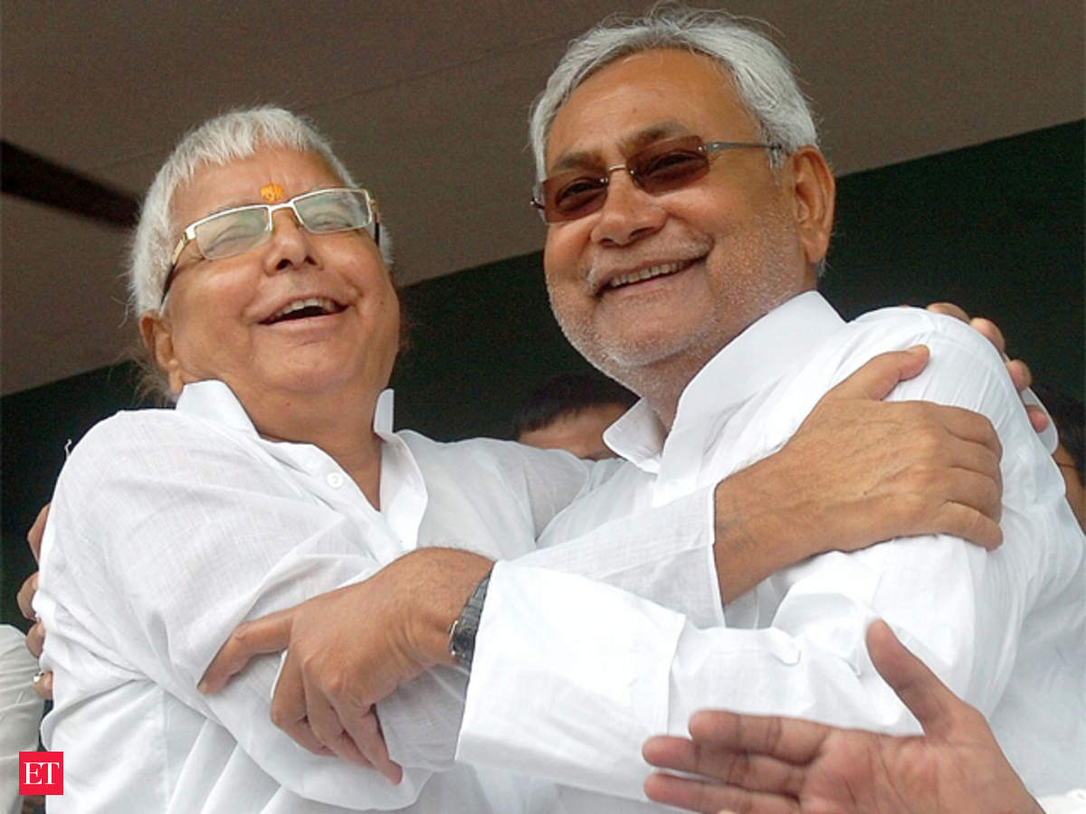 Bihar Polls: RJD's Lalu Prasad Yadav & JD(U)'s Nitish Kumar come ...