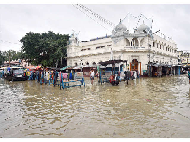Flooded Kalighat area