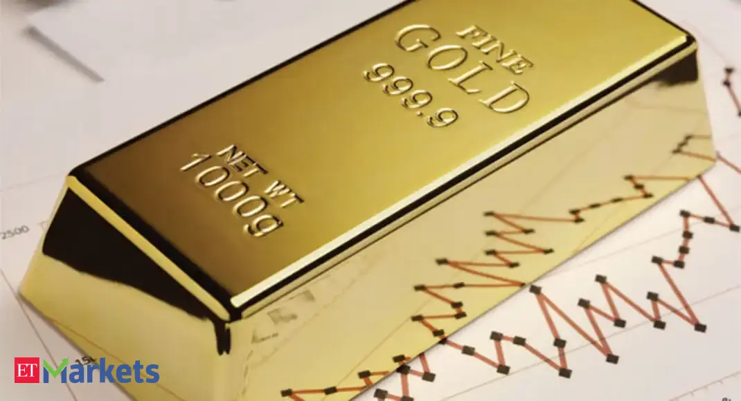 Gold futures down 0.65% on weak global cues - The Economic Times