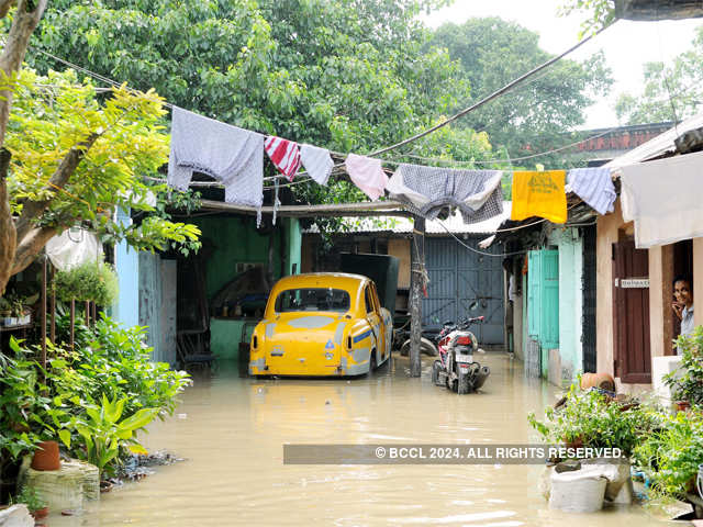 Heavy rains caused floods