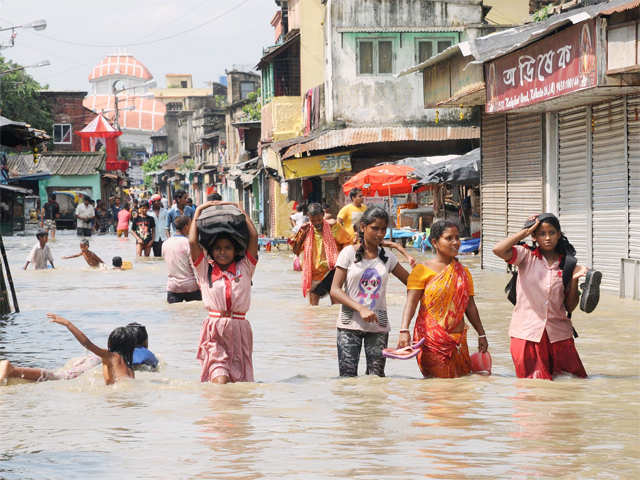 River Ganges burst its banks