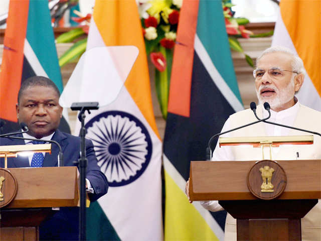 Mozambique President at Hyderabad House