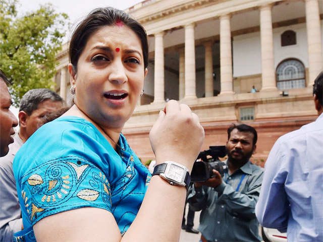 HRD Minister Smriti Irani