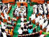 Opposition protests rock LS, Speaker carries on proceedings in din