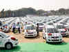 Multi-level car parking and queue complex at Guruvayoor