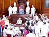 Congress protests force Rajya Sabha to adjourn twice