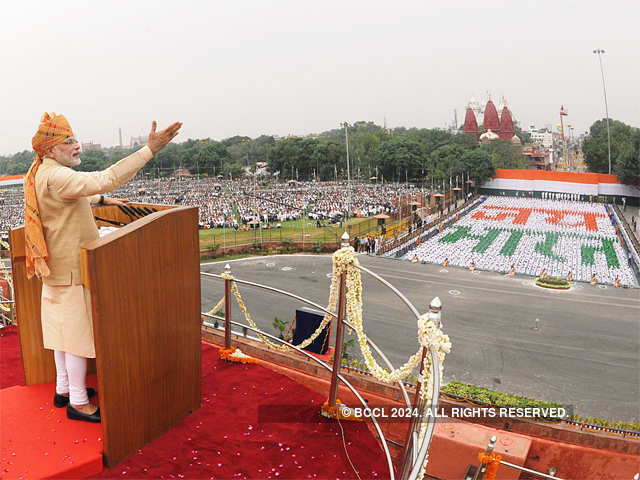 30 things PM Narendra Modi said in his Independence Day speech