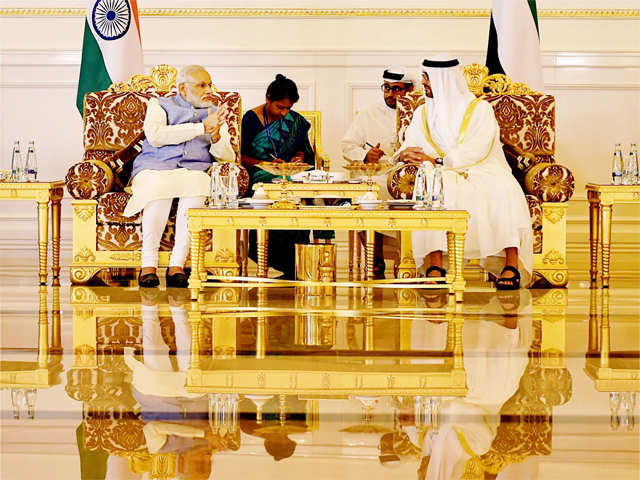 Narendra Modi in Abu Dhabi