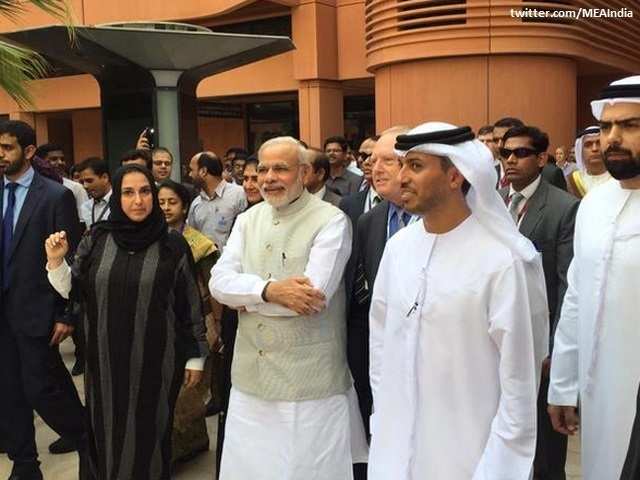 PM Narendra Modi at Masdar City