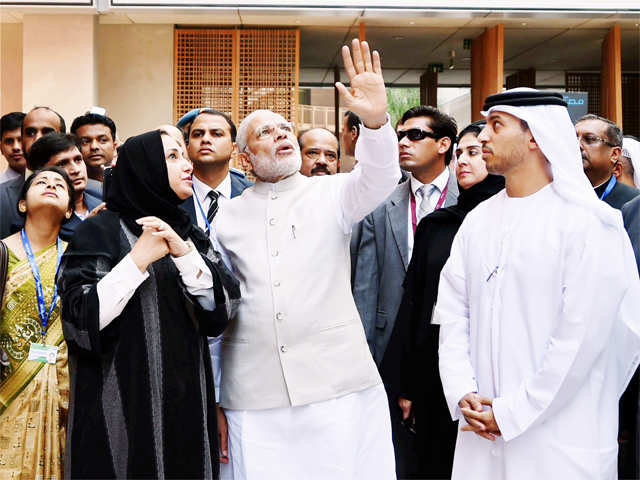 PM Modi at Masdar city