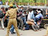 Lathicharge, stone-pelting during Congress protest; party says leaders hurt