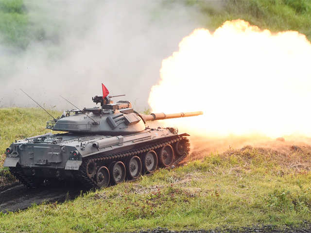 Japan's Self-Defense Forces perform annual firepower exercise