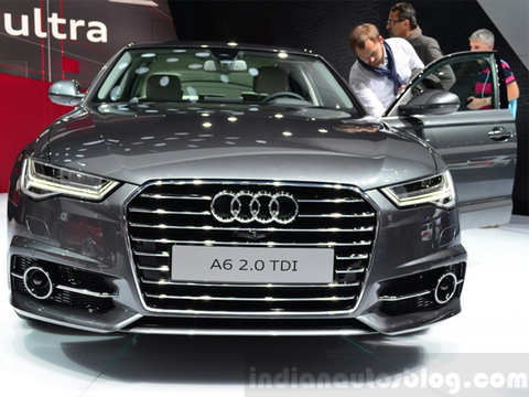 Matrix headlamps - 2015 Audi A6 to launch in India on 20 | The Economic Times