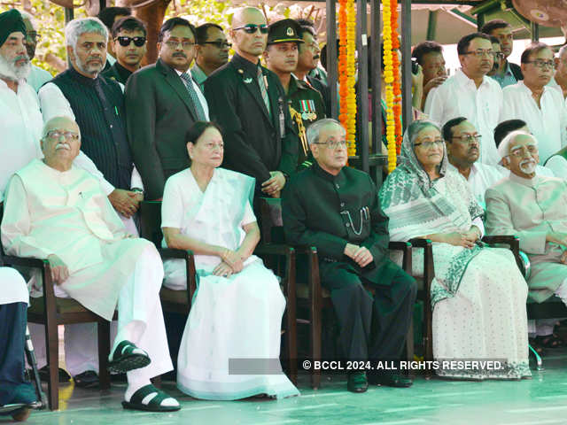 President Pranab Mukherjee's wife funeral