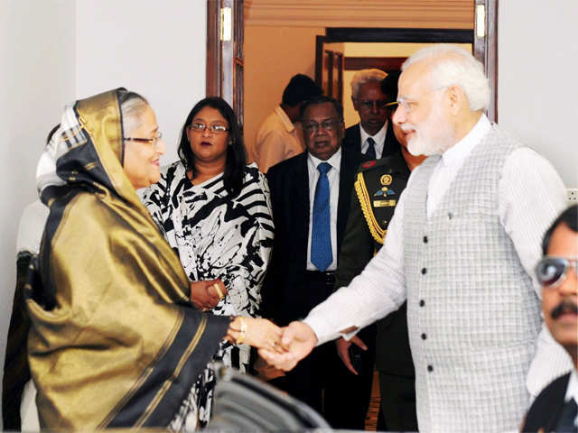 Bangladesh PM Hasina in Delhi
