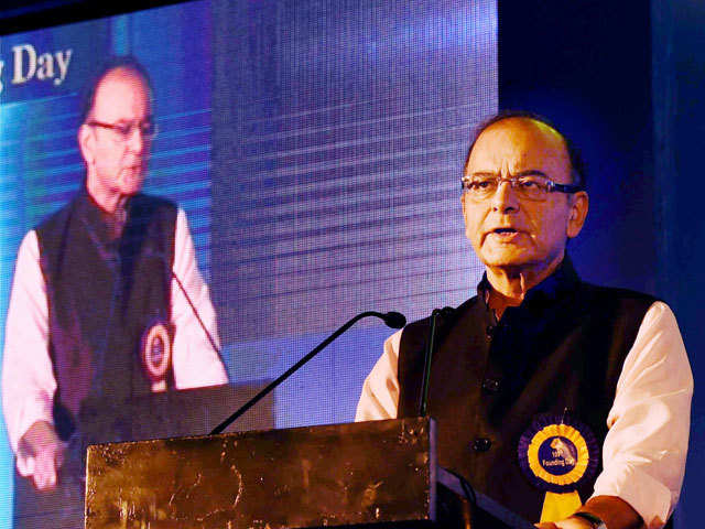FM Jaitley at Indian Bank's 109th Foundation Day