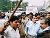 South Eastern Railway exam: Yuva League protesters block Rail minister Suresh Prabhu's convoy
