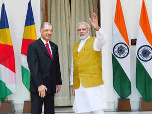 Republic of the Seychelles President James Alix Michel on three-day visit to India